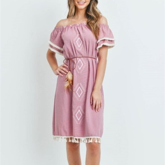 MAUVE DRESS - Picture 2 of 6